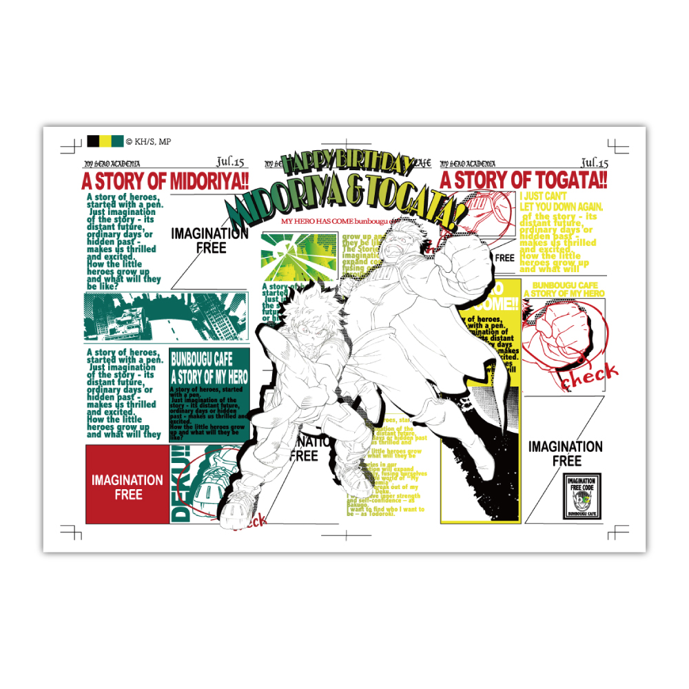MHA】僕のヒーローアカデミア×文房具カフェ コラボカフェ開催記念特別