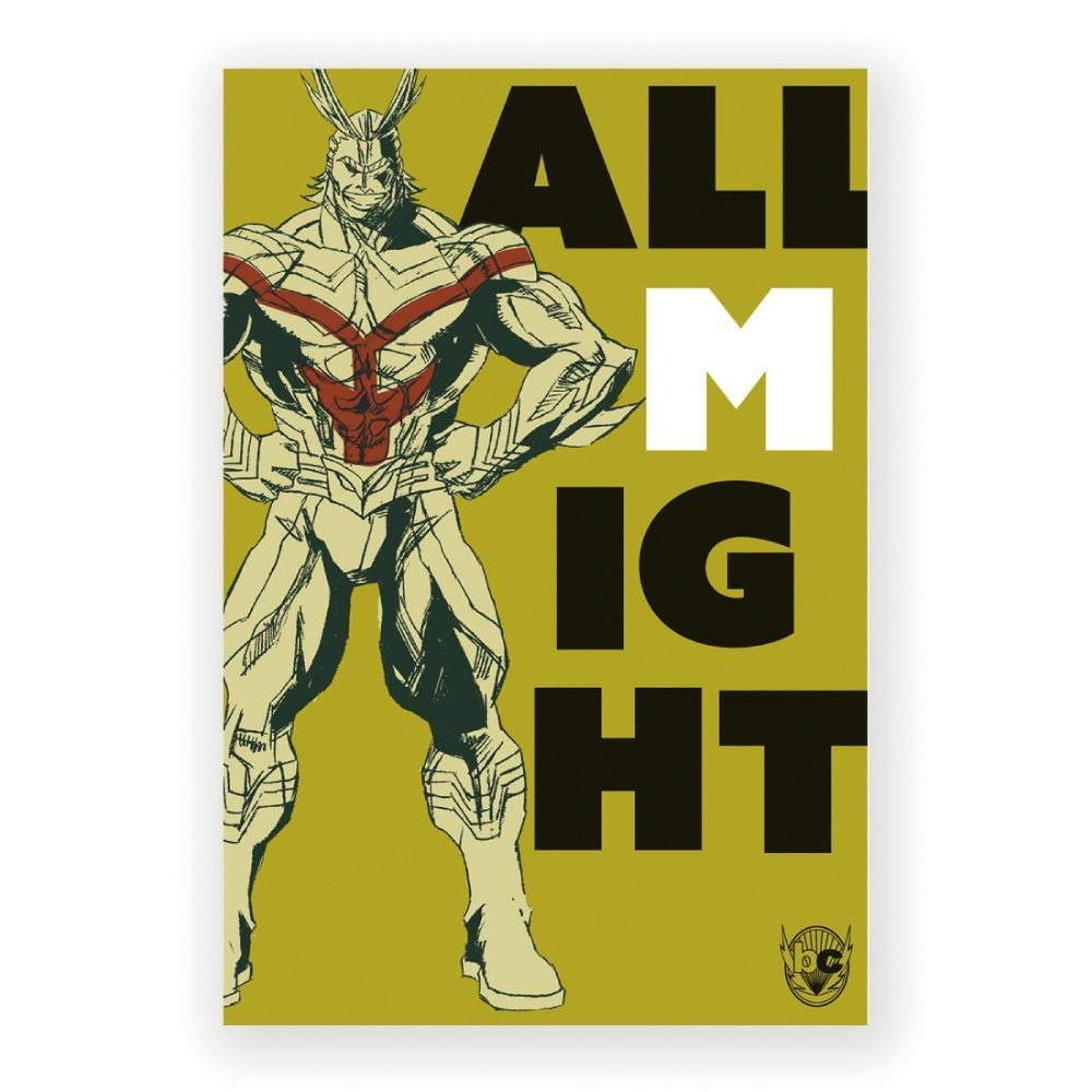 僕のヒーローアカデミア ポストカード オールマイト | 文房具カフェ