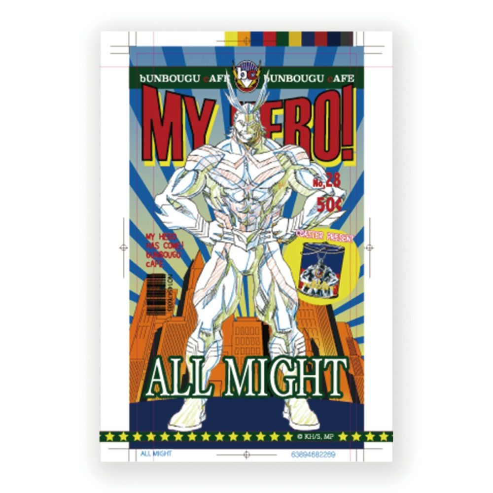 僕のヒーローアカデミア アメコミ風ポストカード オールマイト