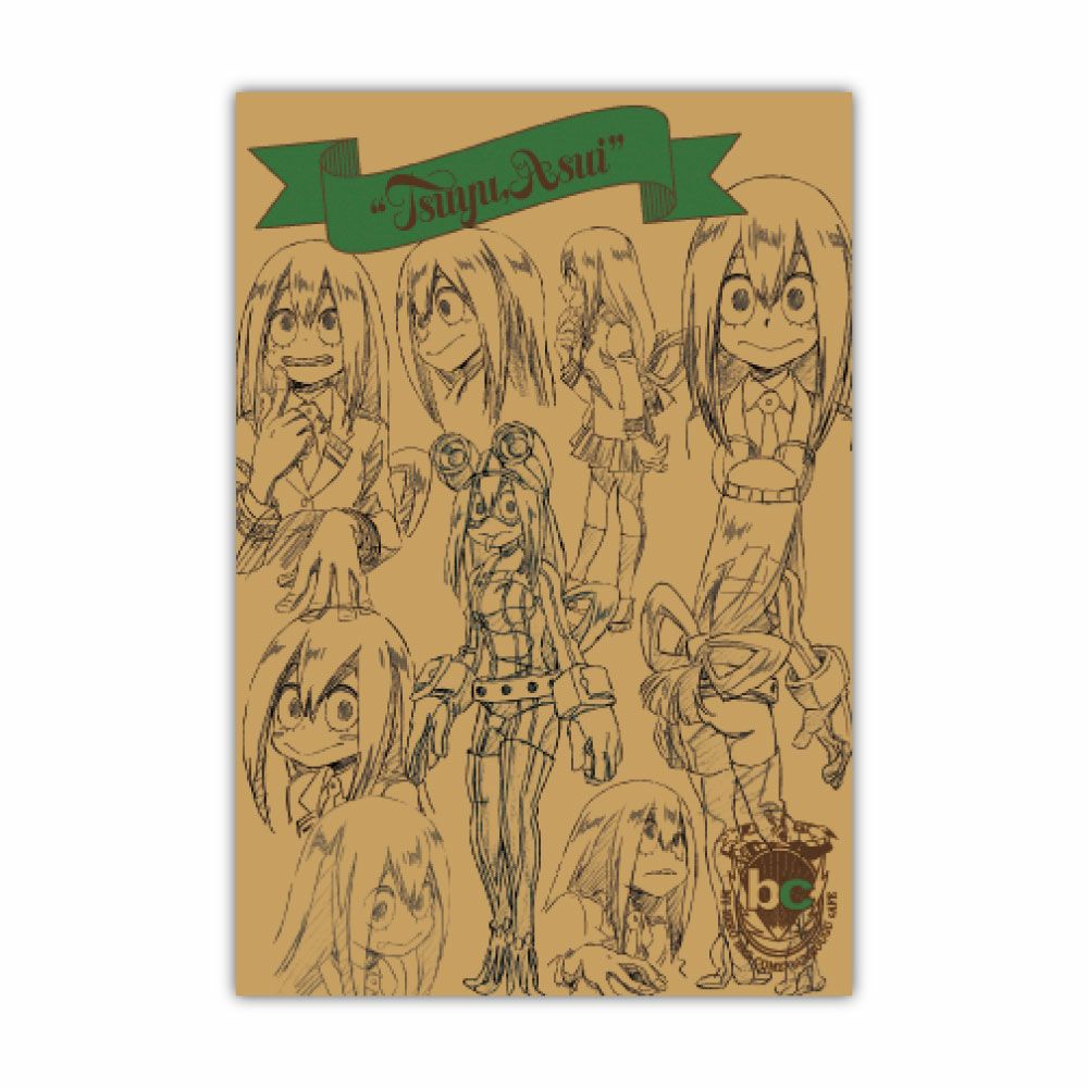 僕のヒーローアカデミア 設定画いっぱいポストカード 蛙吹梅雨