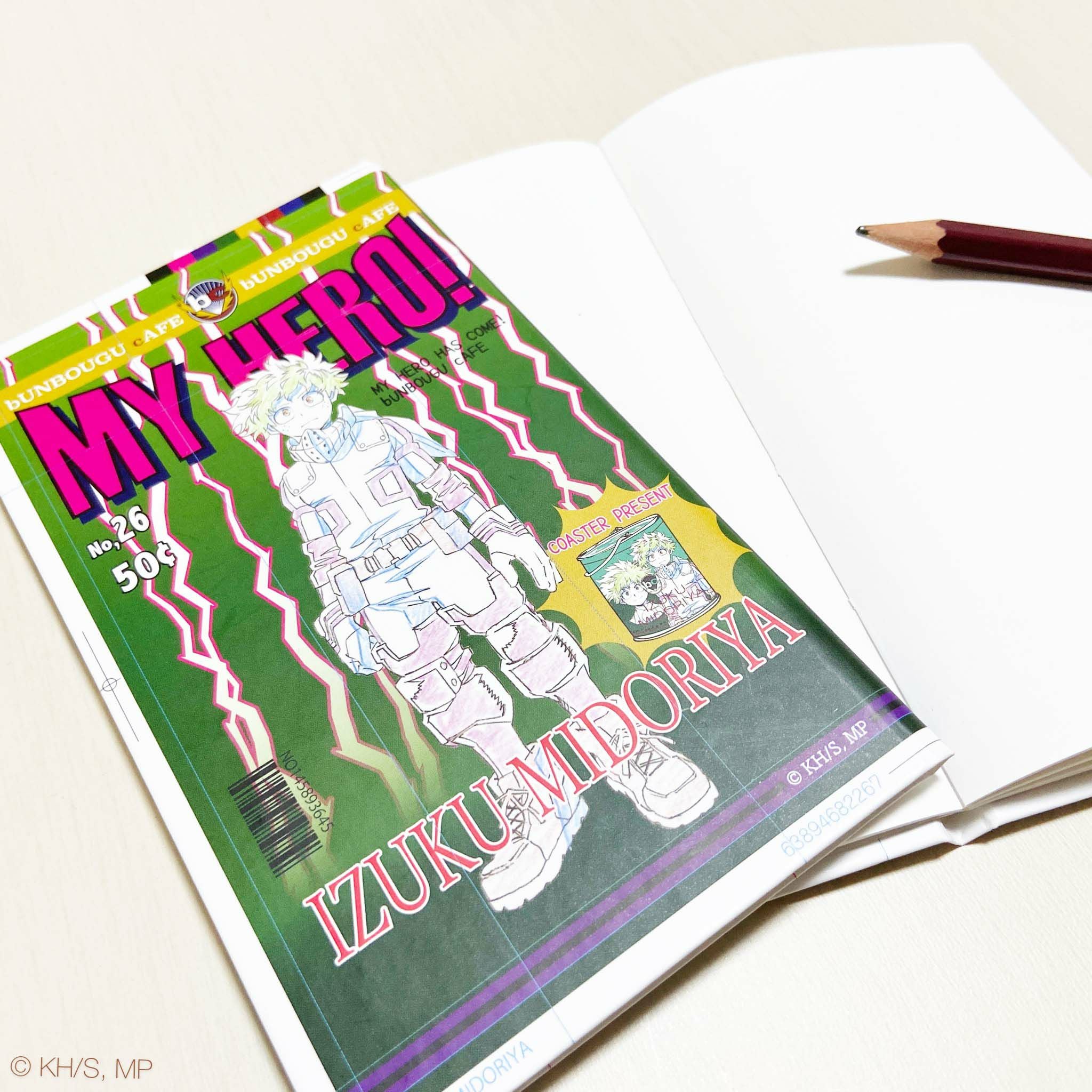 僕のヒーローアカデミア アメコミ風ミニスケッチブック(緑谷出久・轟焦