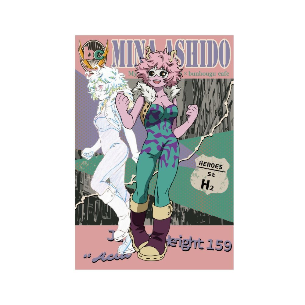 僕のヒーローアカデミア Vintage American Road Motif ポストカード 芦