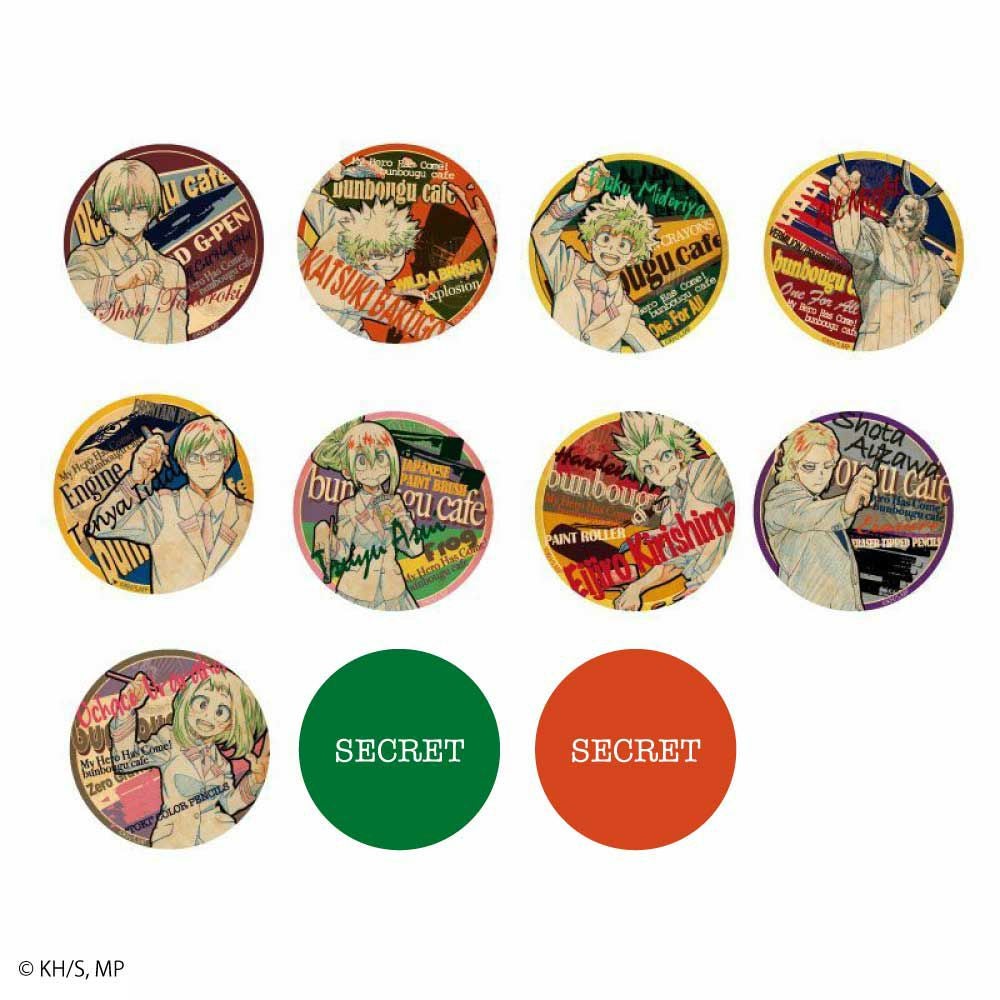 僕のヒーローアカデミア Vintage American Stationery Motif 57mm