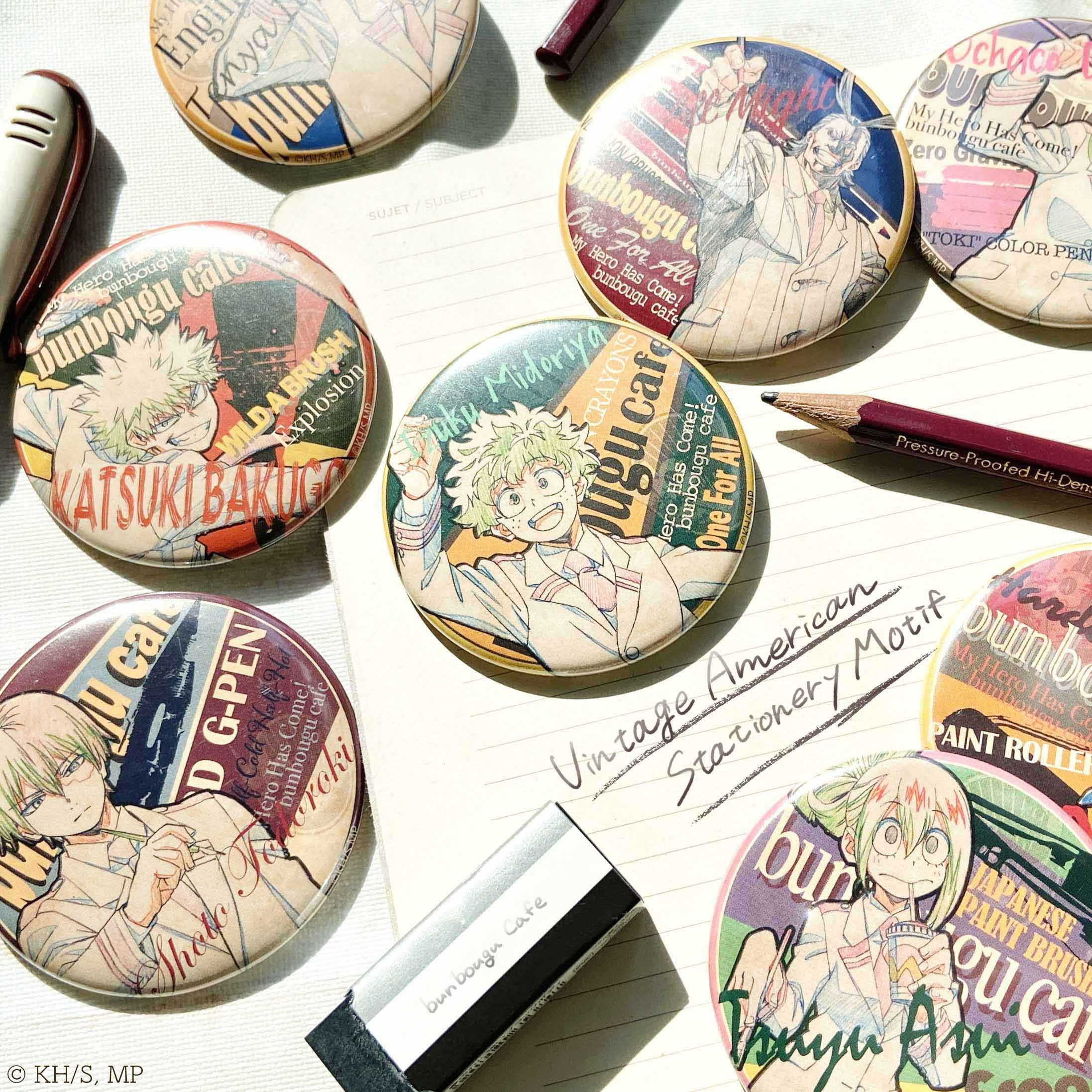 僕のヒーローアカデミア Vintage American Stationery Motif 57mm