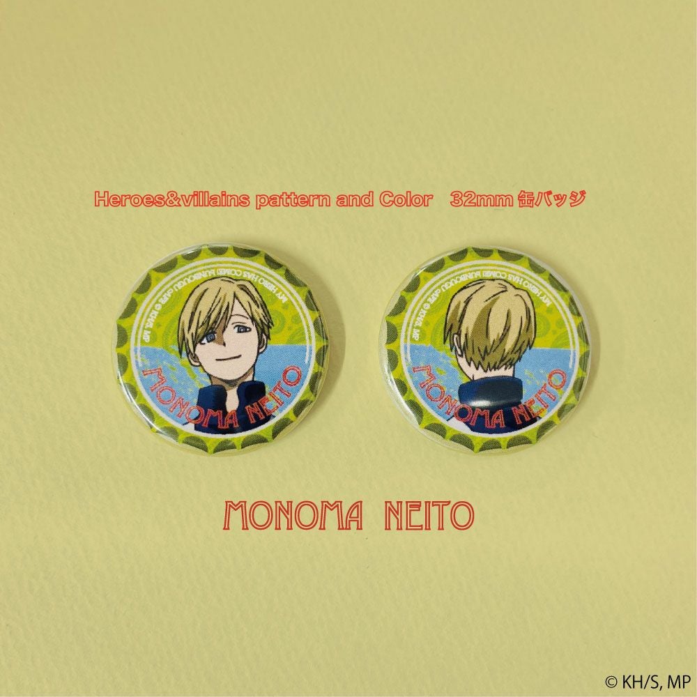 僕のヒーローアカデミア Heroes&villains pattern and Color 32mm缶