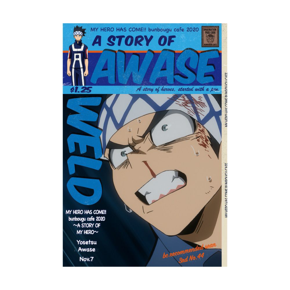僕のヒーローアカデミア A STORY BOOKモチーフポストカード 泡瀬洋雪