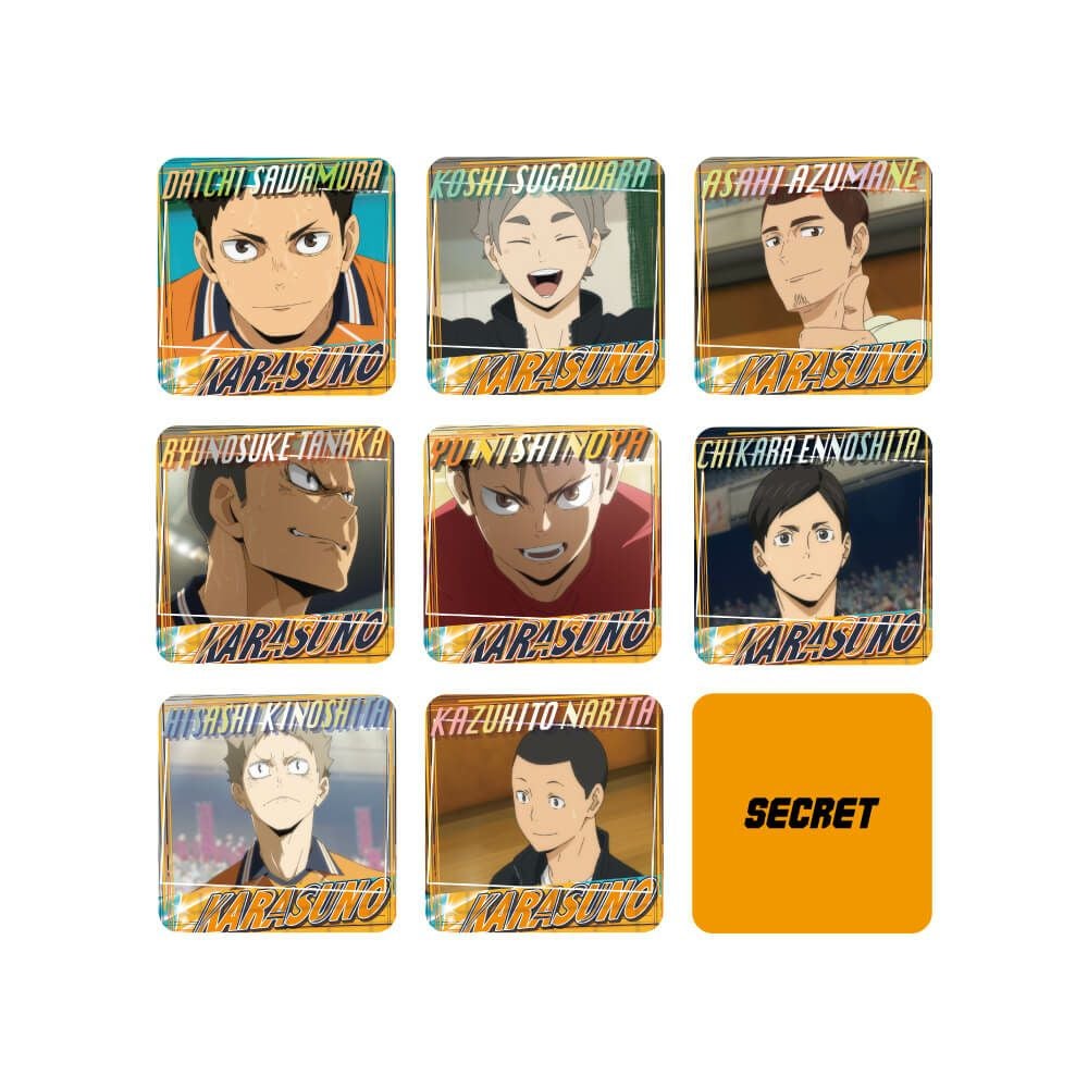 ハイキュー!! A page of youthコースター ランダム販売 烏野1グループ