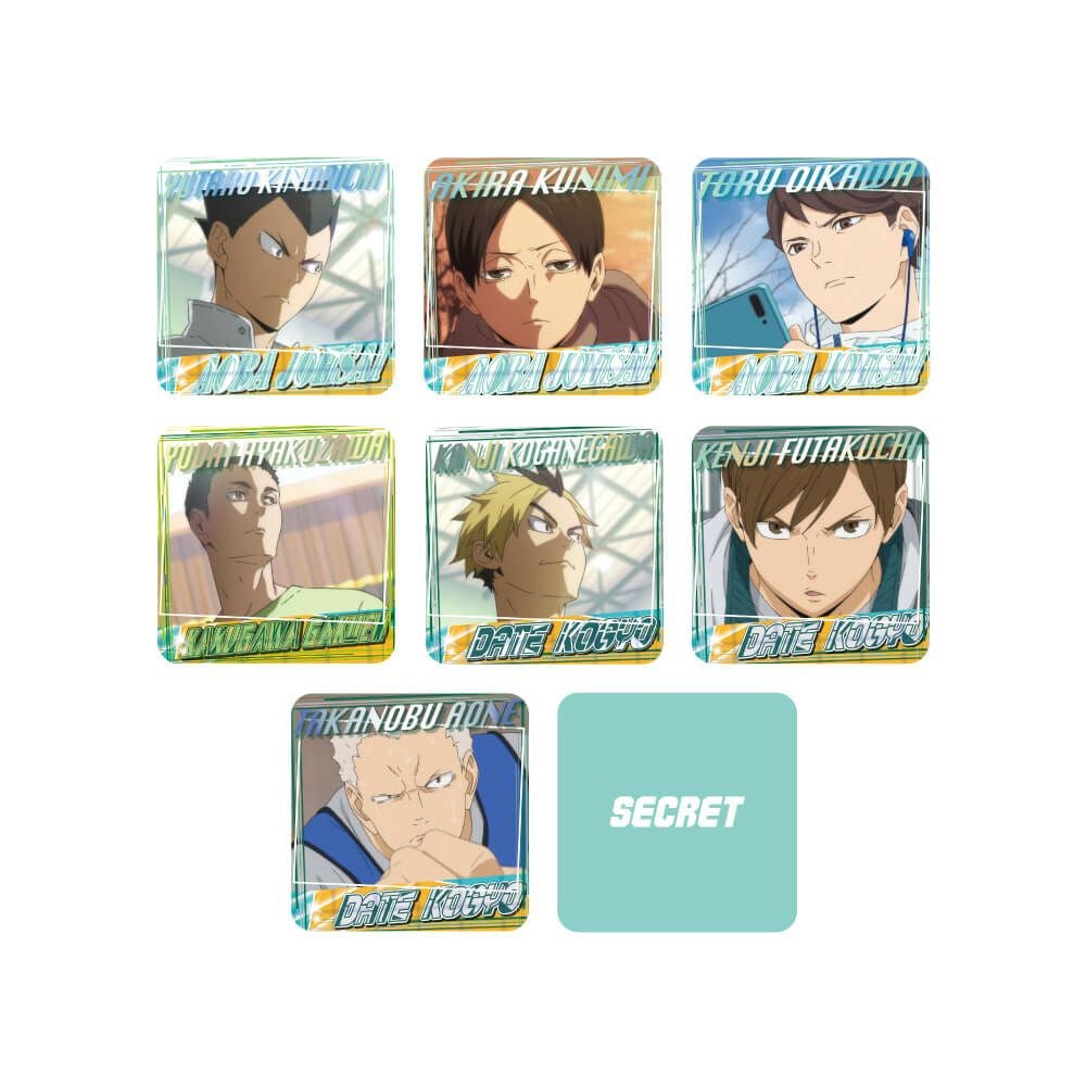 ハイキュー!! A page of youthコースター ランダム販売 青葉城西・角川