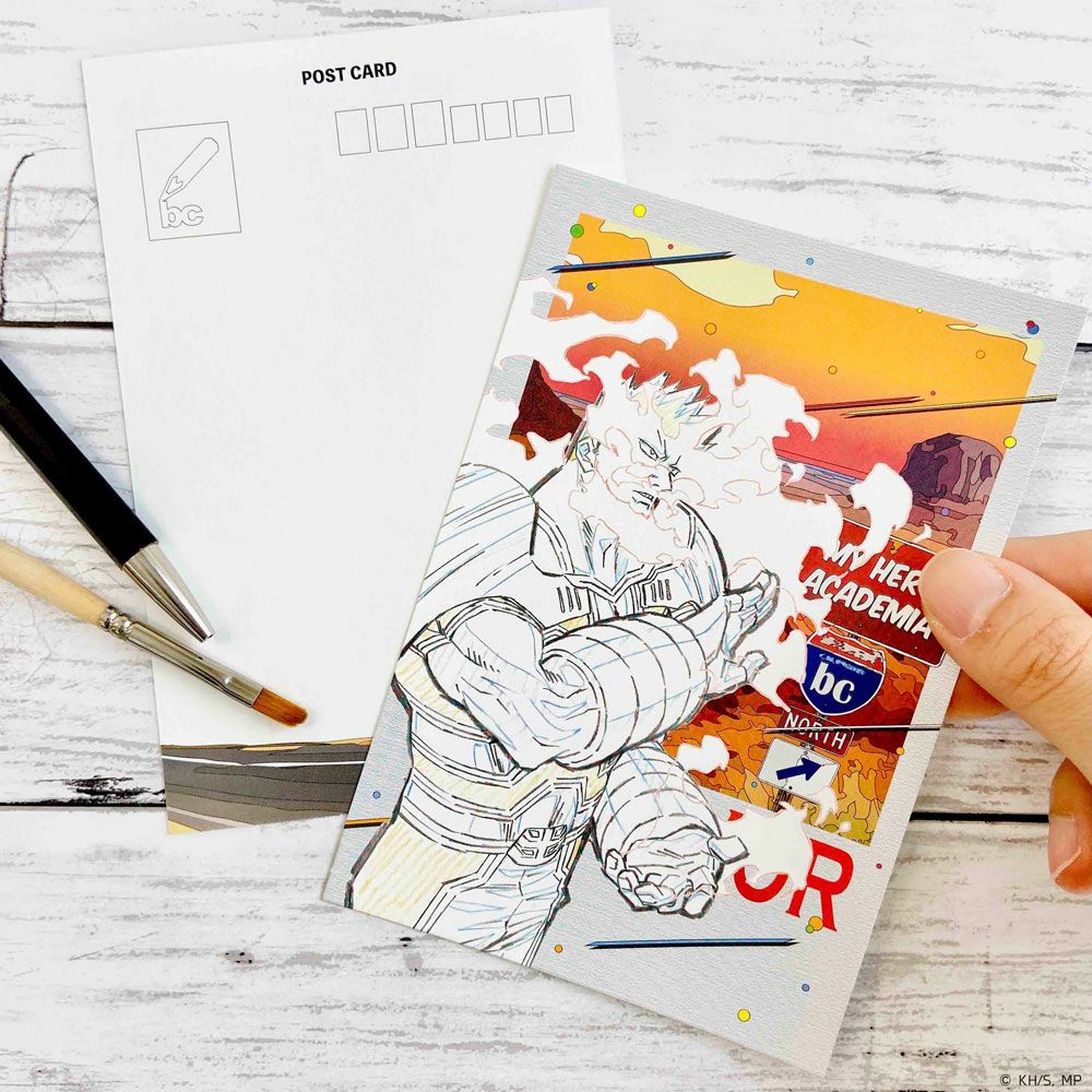 僕のヒーローアカデミア 文房具カフェ ポストカード 17種セット① バラ売り❌ 僕のヒーローアカデミア ヒーローズロードモチーフ ポストカード