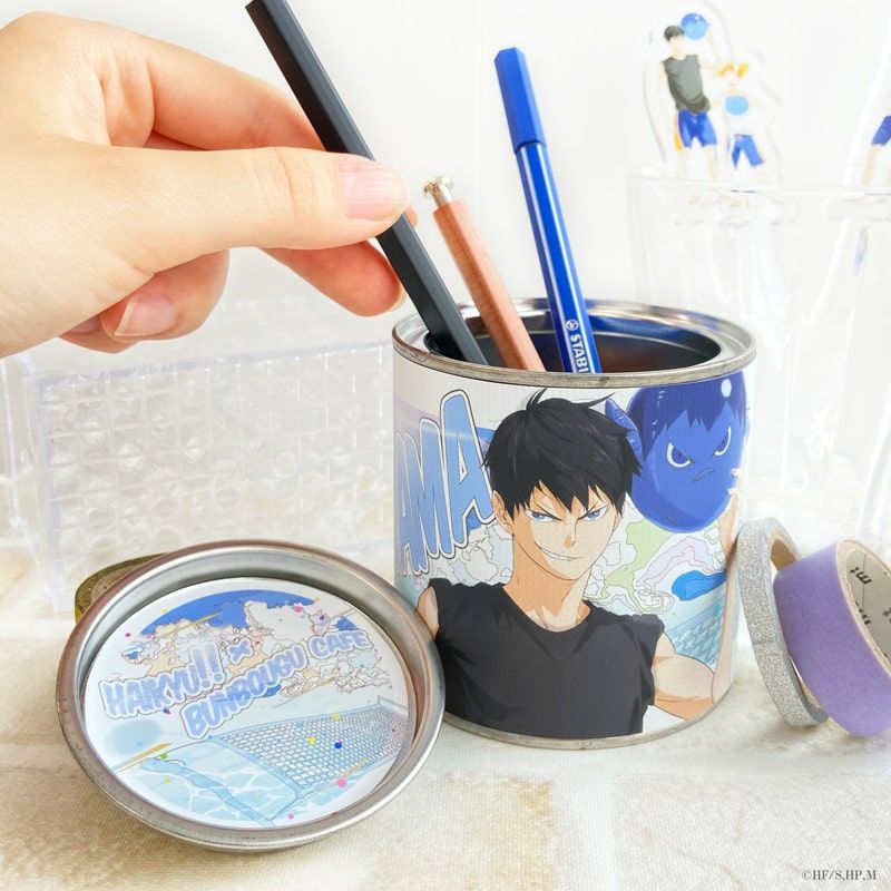 ハイキュー!!2021 カラービーチモチーフ ペンキ缶小物入れ 月島蛍
