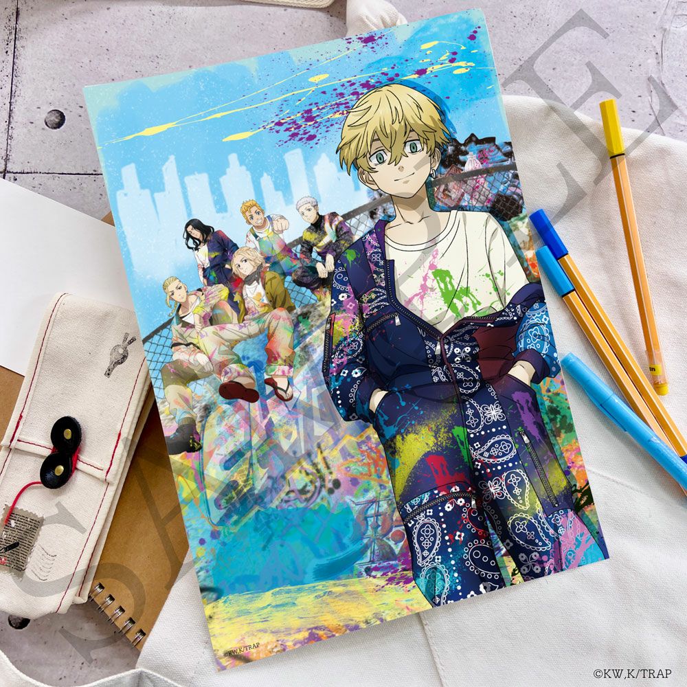 東京リベンジャーズ 文房具カフェ 松野千冬 缶バッジセット 東京リベンジャーズ×文房具カフェ レトロシアターモチーフ 缶バッジ