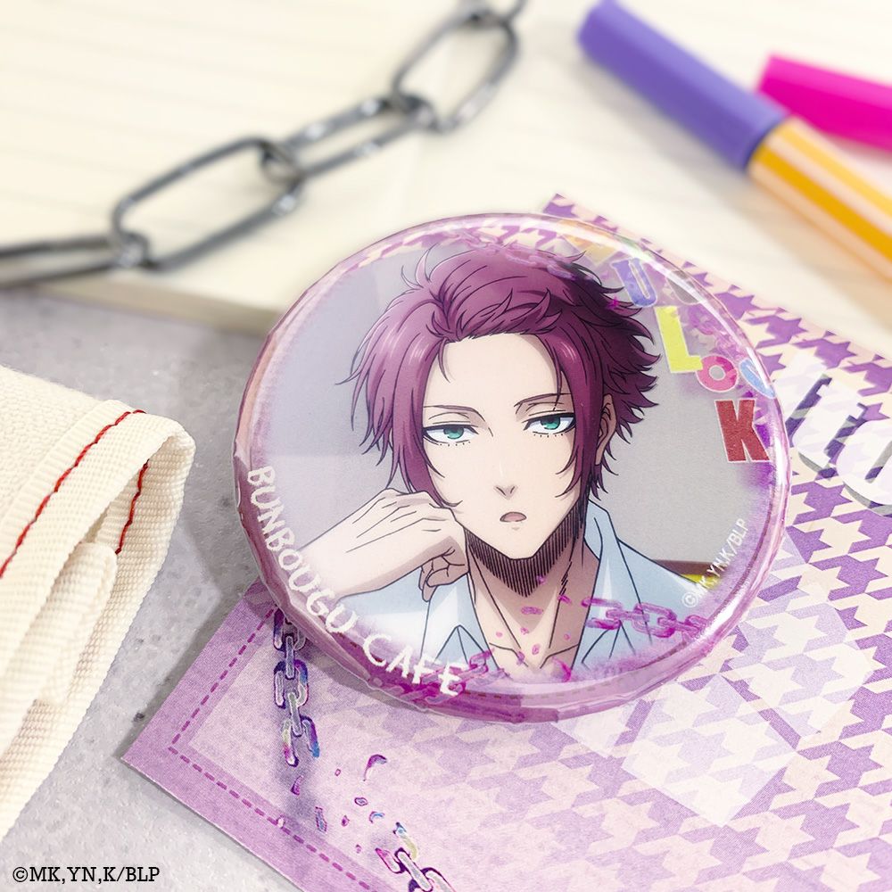 ブルーロック×文房具カフェ ワッペンモチーフ 缶バッジ 糸師冴