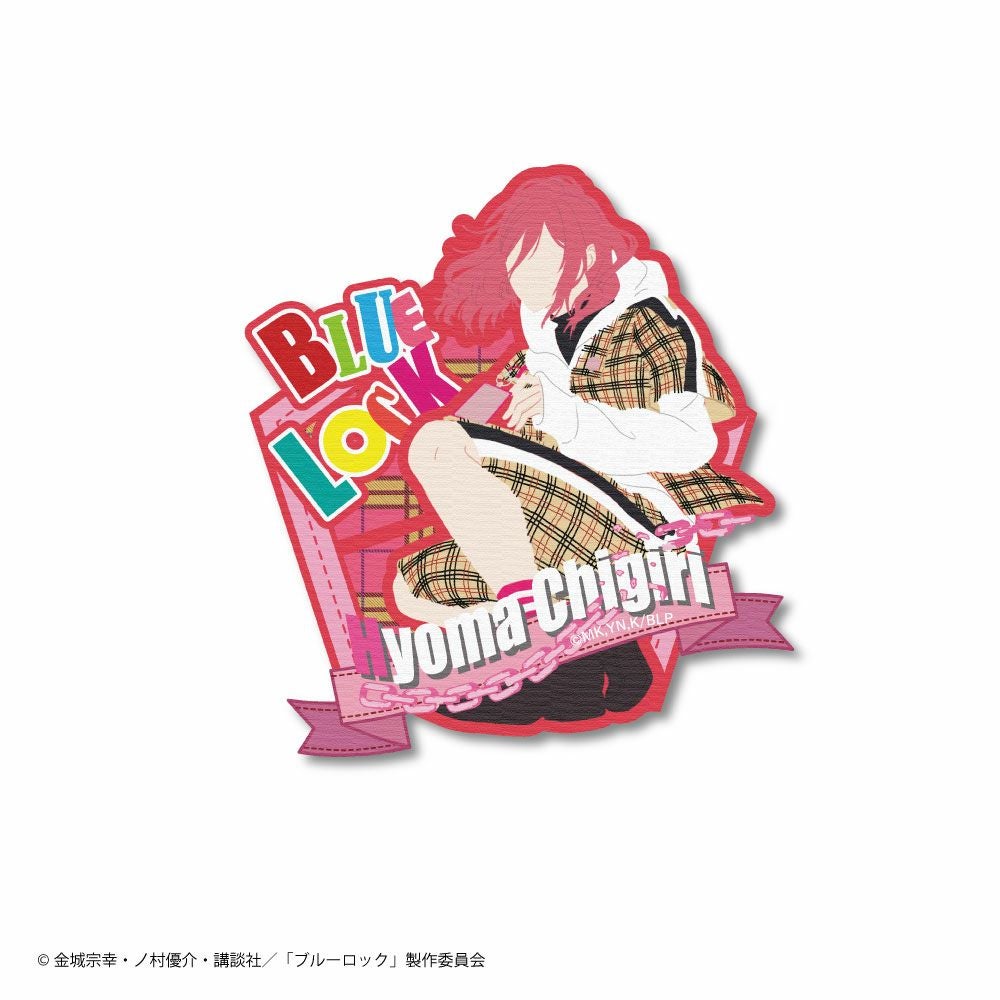 ブルーロック×文房具カフェ ワッペンモチーフ 缶バッジ 二子一揮