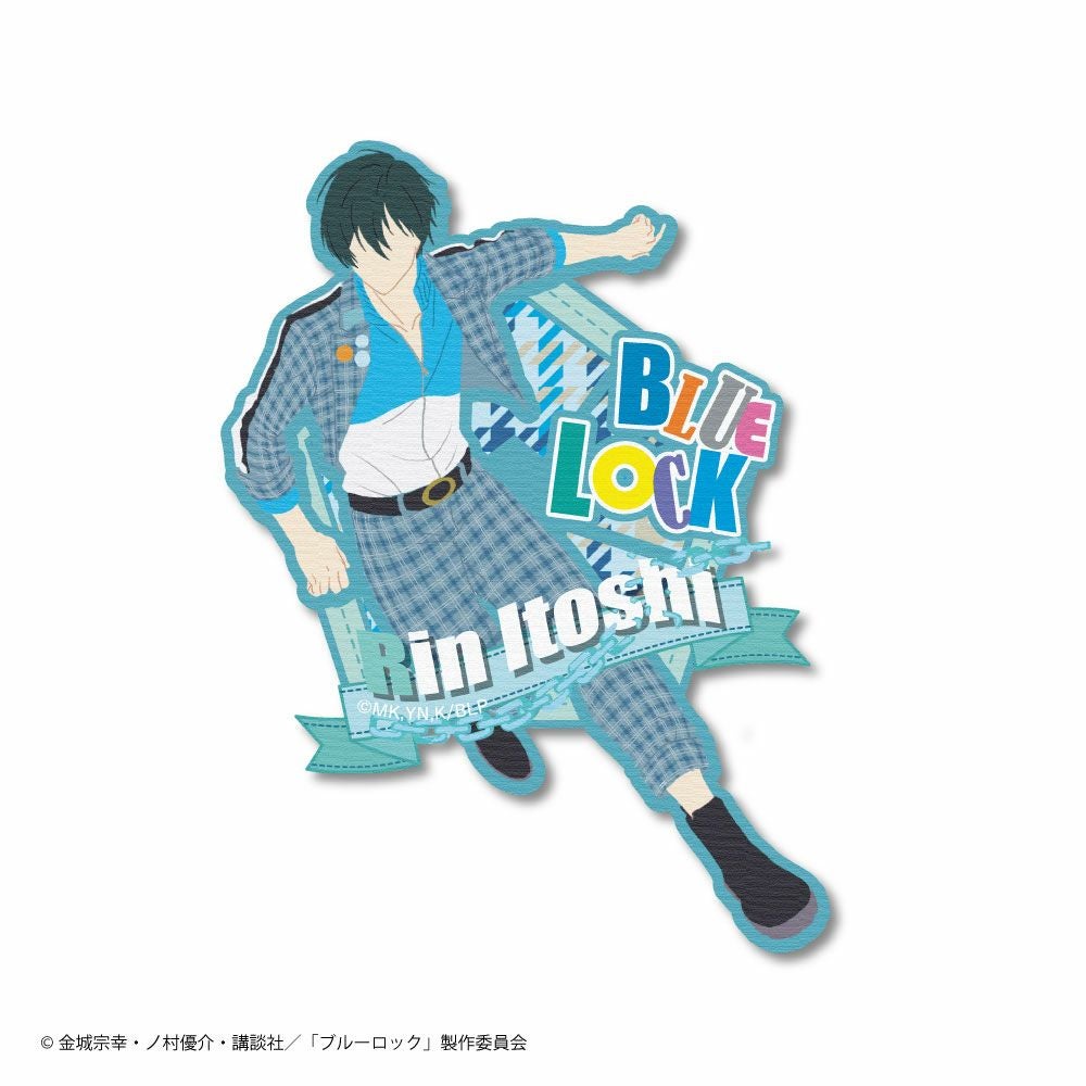 ブルーロック×文房具カフェ ワッペンモチーフ 缶バッジ 糸師冴