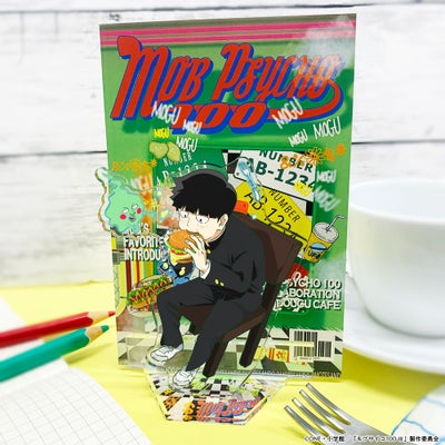 モブサイコ100×文房具カフェ アクリルスタンド 影山茂夫&エクボ 
