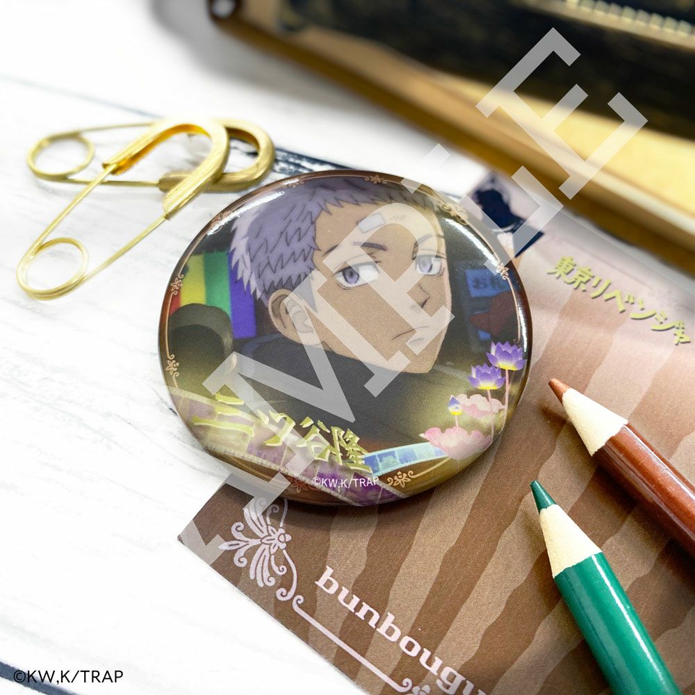 東京リベンジャーズ×文房具カフェ レトロシアターモチーフ 缶バッジ