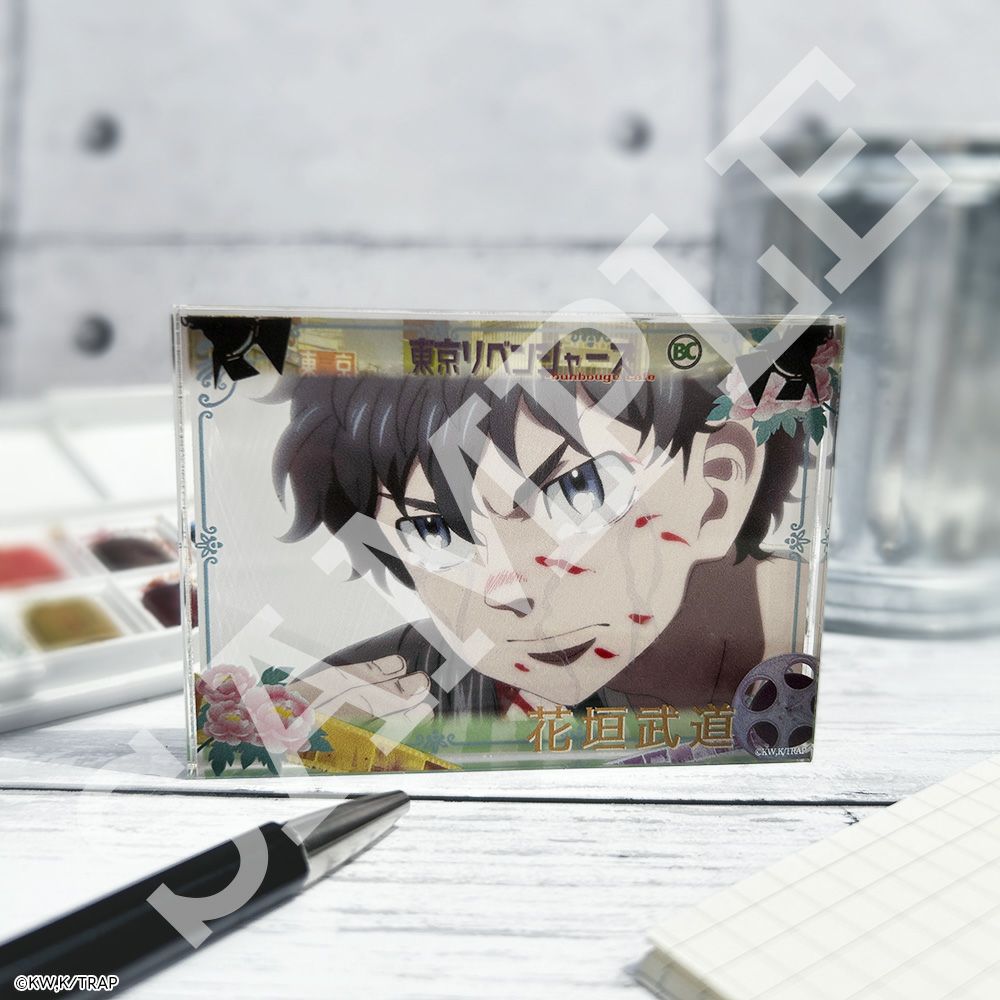 東京リベンジャーズ×文房具カフェ レトロシアターモチーフ 缶バッジ 羽