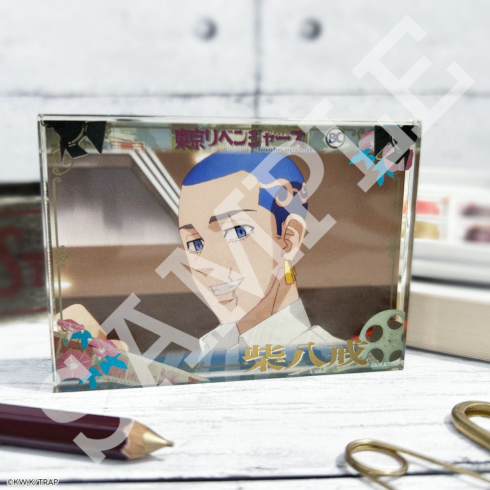 東京リベンジャーズ×文房具カフェ レトロシアターモチーフ 缶バッジ 羽