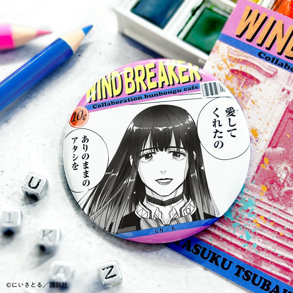 WIND BREAKER 海外コミックモチーフ 缶バッジ 椿野 佑 | 文房具カフェ