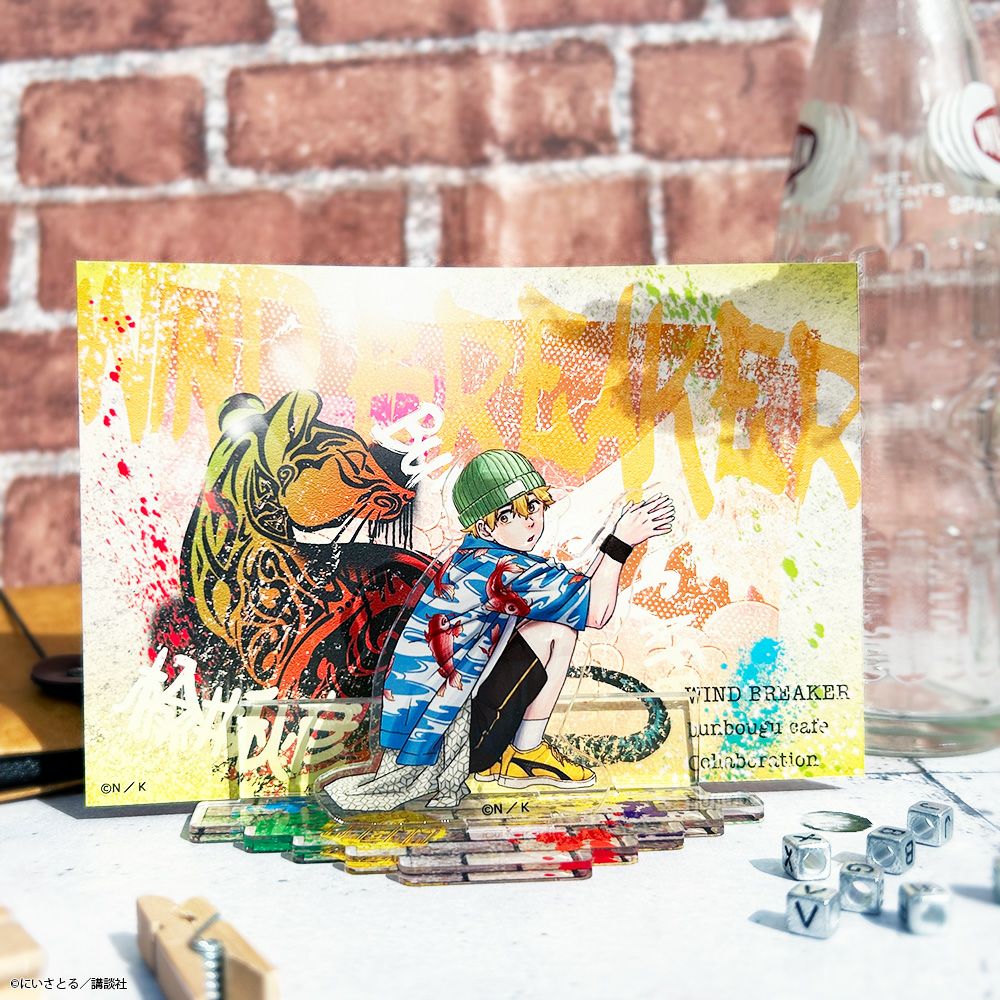 WIND BREAKER NIPPONウォールアートモチーフ ジオラマアクリルスタンド