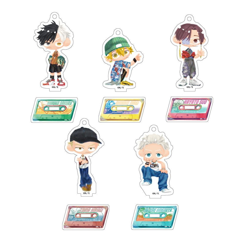 WIND BREAKER 文房具カフェ 絵チュード アクキー描き下ろし WIND BREAKER 文カフェ絵チュード アクリルキーホルダー ランダム販売