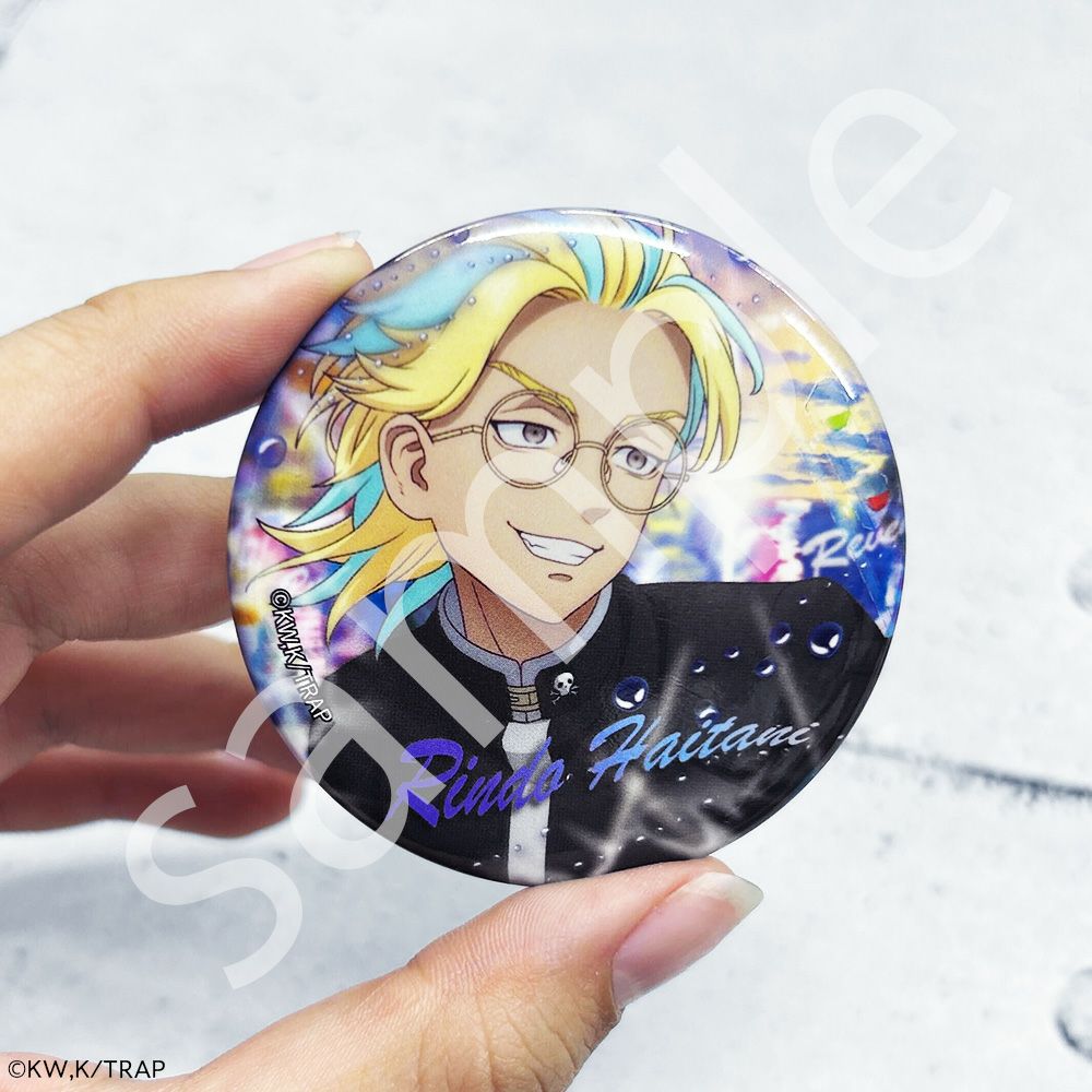 東京リベンジャーズ×文房具カフェ 春時雨モチーフ 描き下ろし缶バッジ