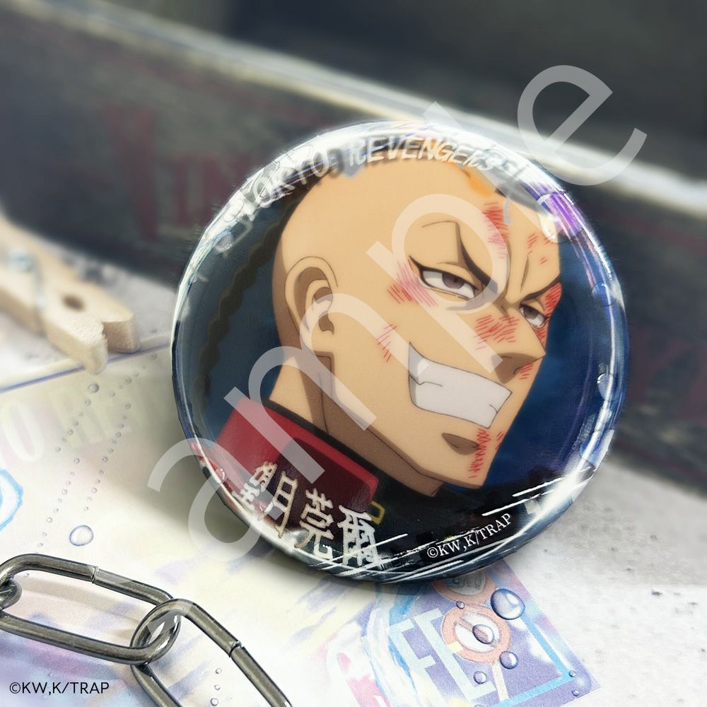 東京リベンジャーズ×文房具カフェ 春時雨モチーフ 缶バッジ 望月莞爾