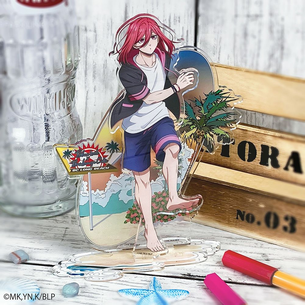 ブルーロック×文房具カフェ シーサイドモチーフ アクリルブロック 御影