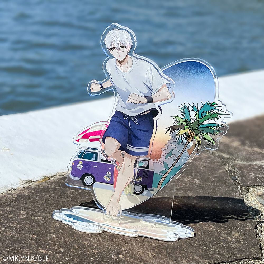 ブルーロック×文房具カフェ シーサイドモチーフ ジオラマアクリル