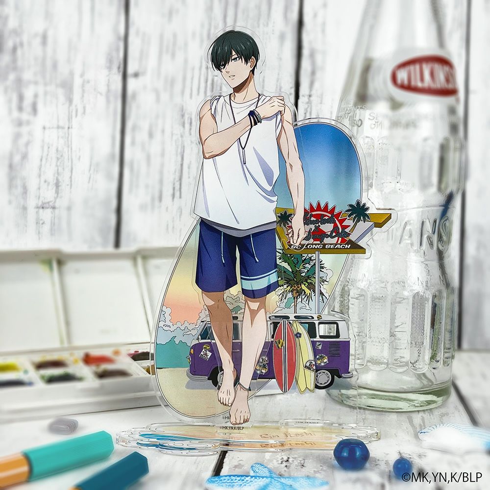 ブルーロック×文房具カフェ シーサイドモチーフ ジオラマアクリル