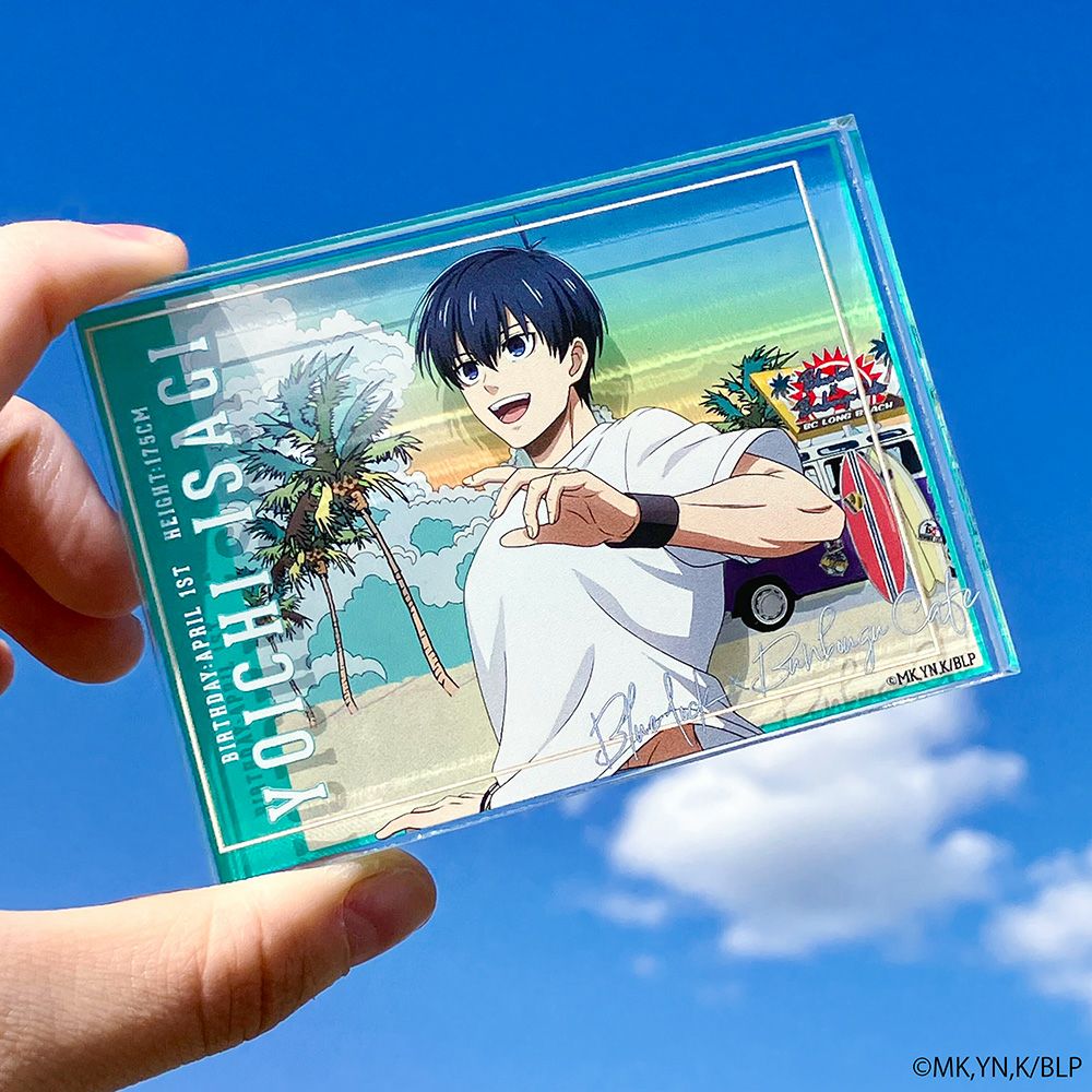 ブルーロック×文房具カフェ シーサイドモチーフ アクリルブロック 潔