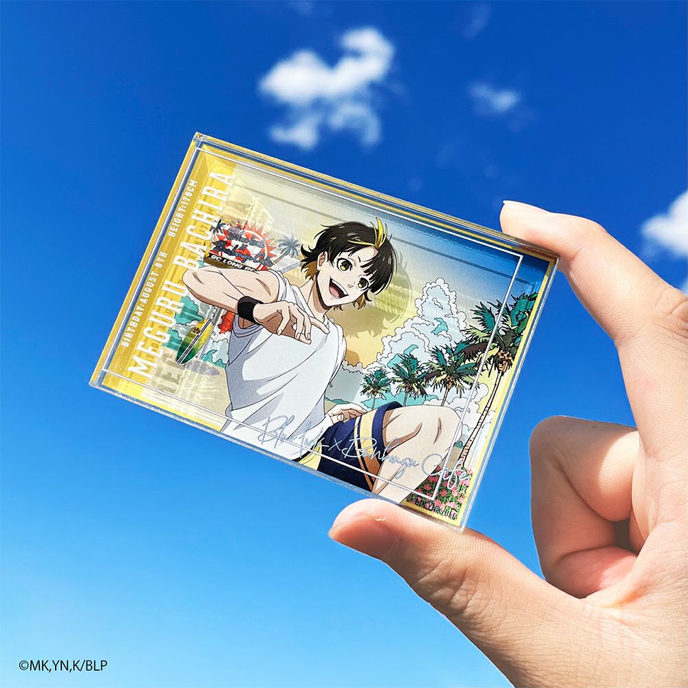 ブルーロック×文房具カフェ シーサイドモチーフ アクリルブロック 蜂楽