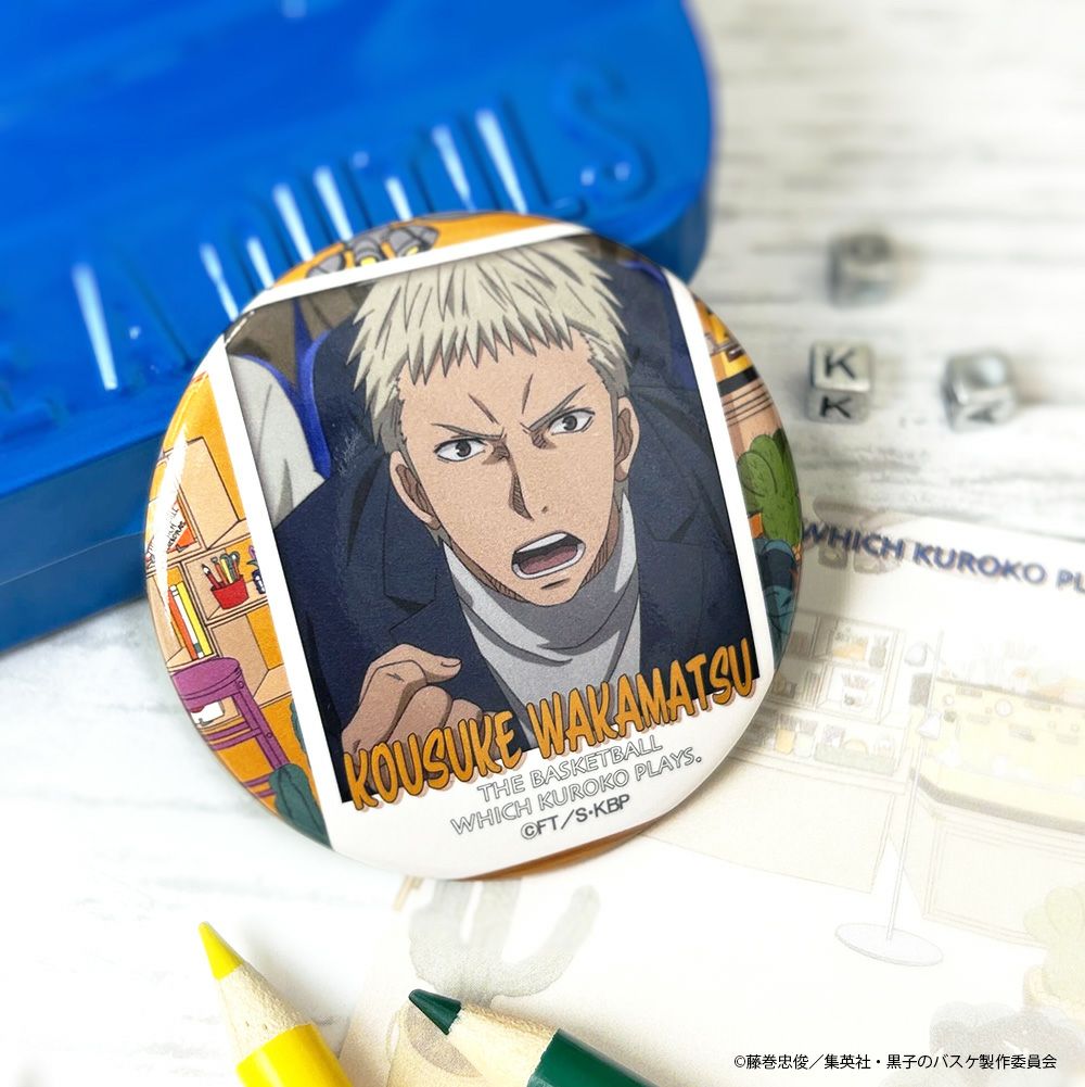 黒子のバスケ 氷室辰也 缶バッジ　文房具カフェ 100個 まとめ売り AMNIBUS-日常使いできるアニメグッズの通販サイト-