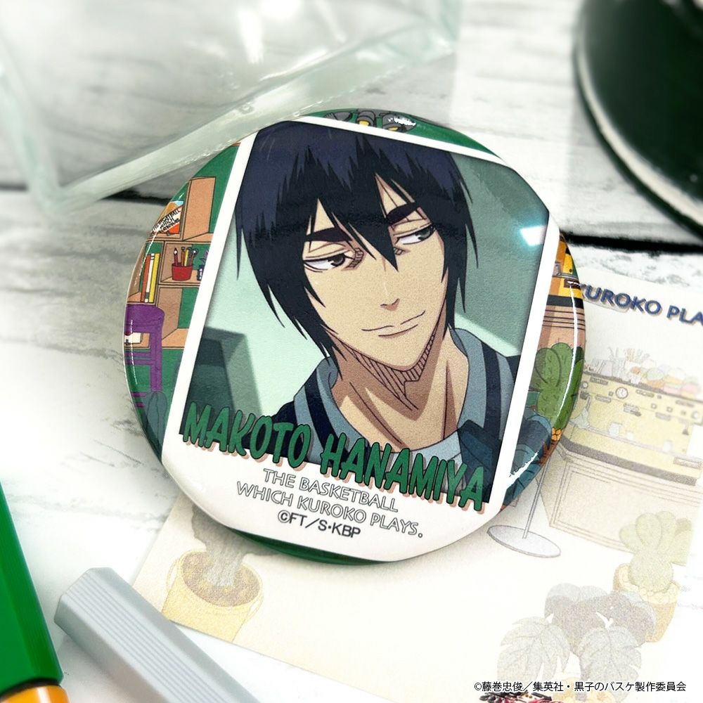 黒子のバスケ×文房具カフェ カフェポスターモチーフ 缶バッジ 花宮 真