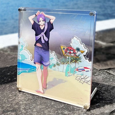 ブルーロック×文房具カフェ シーサイドモチーフ アクリルブロック 御影 