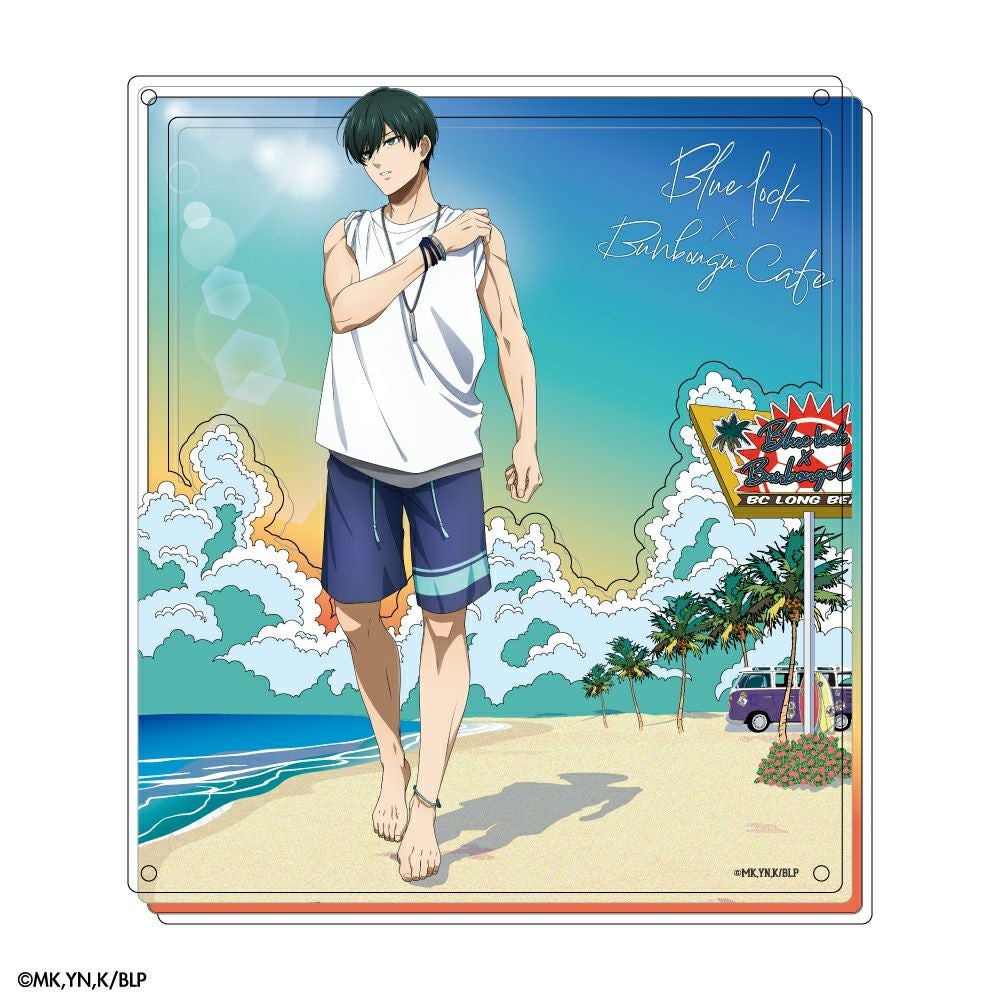 ブルーロック×文房具カフェ シーサイドモチーフ アクリルフレーム 糸師