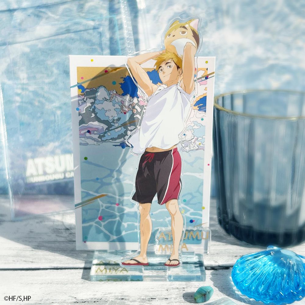 ハイキュー!!×文房具カフェ カラービーチモチーフ ミニアクリル