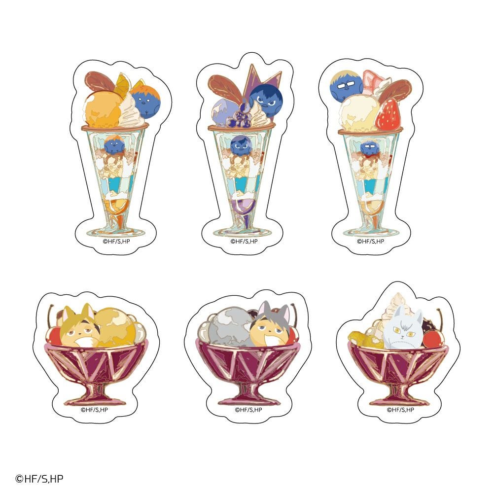 ハイキュー!!×文房具カフェ カラービーチモチーフ アクリルクリップ