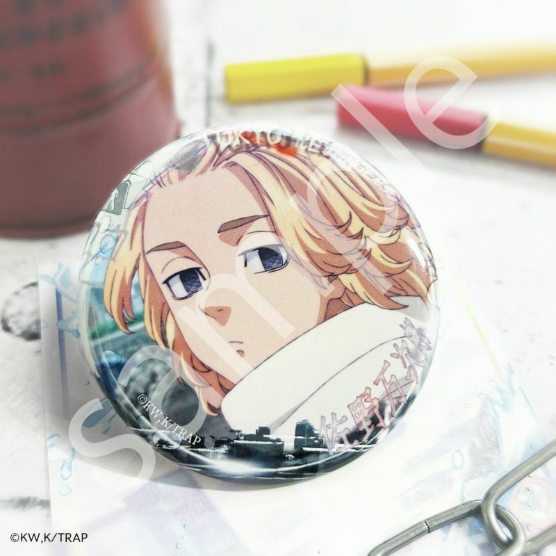 東京リベンジャーズ×文房具カフェ レトロシアターモチーフ 缶バッジ 乾