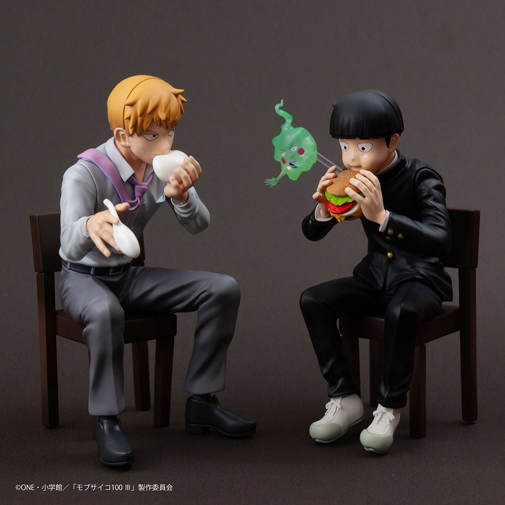 モブサイコ100 III×文房具カフェ フィギュア 影山茂夫&エクボ | 文房具