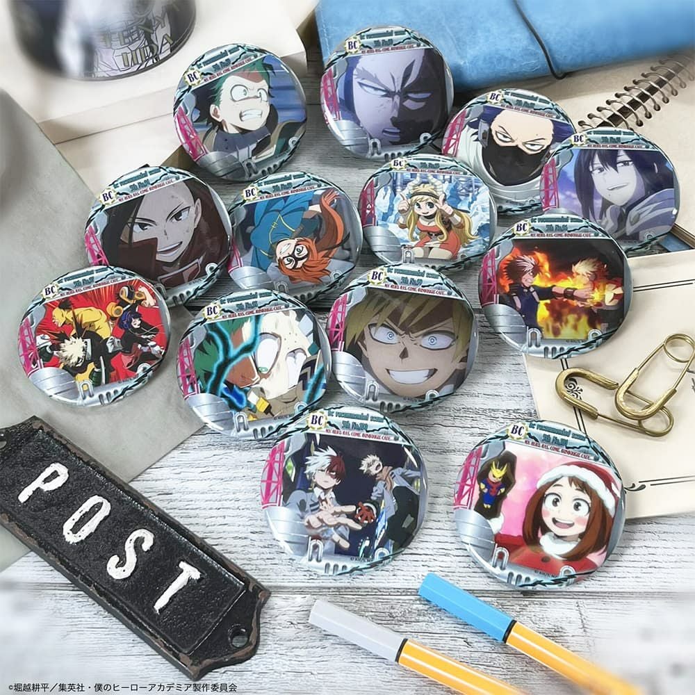 僕のヒーローアカデミア×文房具カフェ Excellent scene 缶バッジ 7期