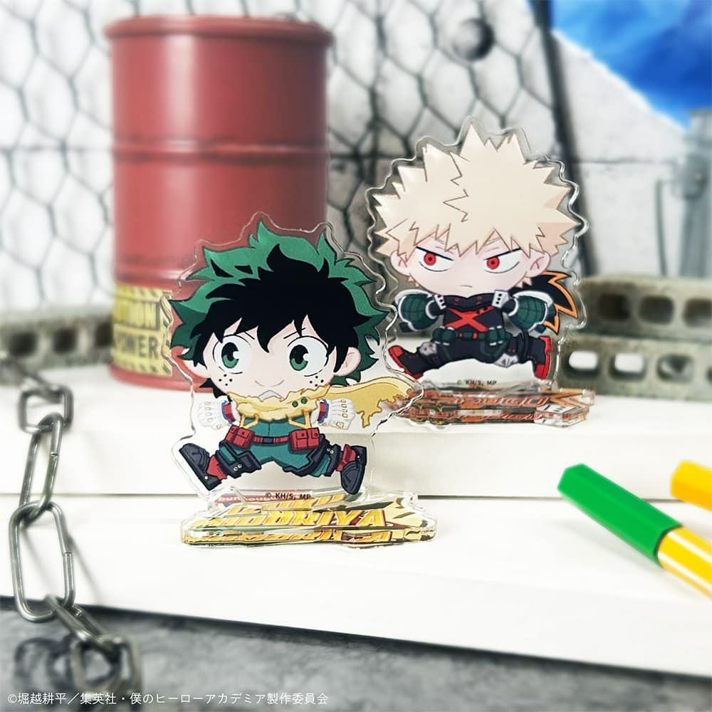 僕のヒーローアカデミア×文房具カフェ すたさっさ。 ミニアクリル