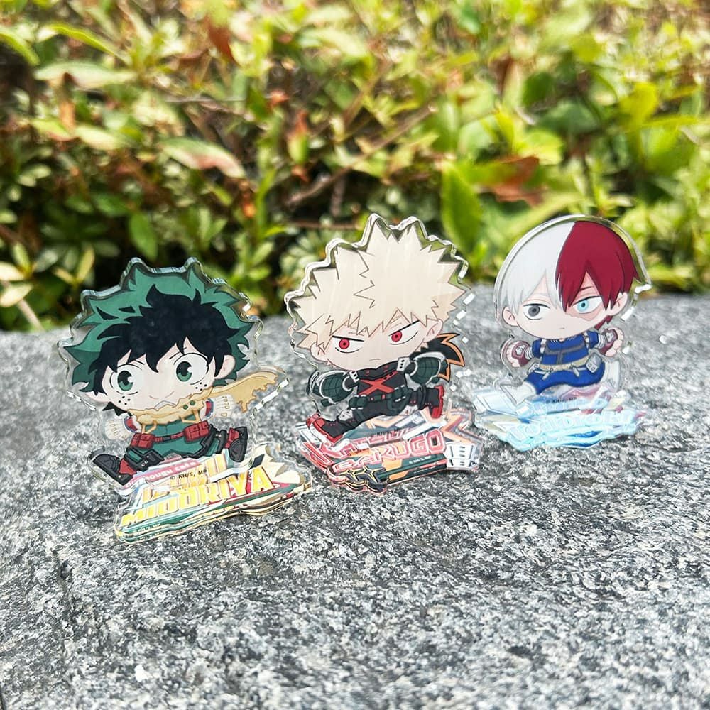 僕のヒーローアカデミア×文房具カフェ すたさっさ。 ミニアクリル