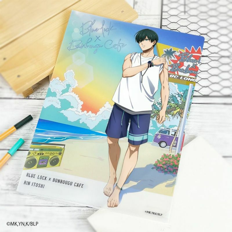 ブルーロック×文房具カフェ エゴストリートモチーフ ポストカード 糸師