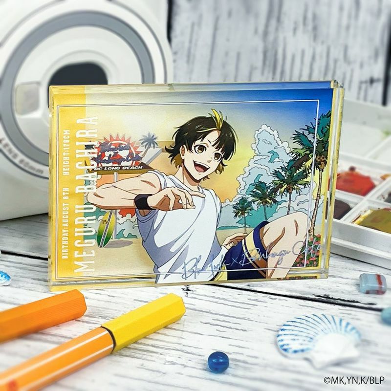 ブルーロック×文房具カフェ ワッペンモチーフ 缶バッジ 蜂楽廻