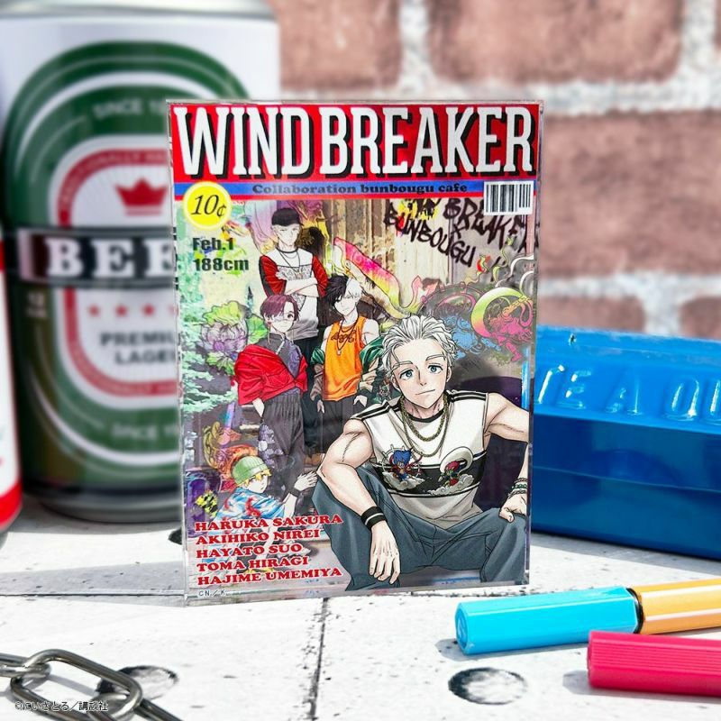 WIND BREAKER NIPPONウォールアートモチーフ ポストカード 梅宮 一