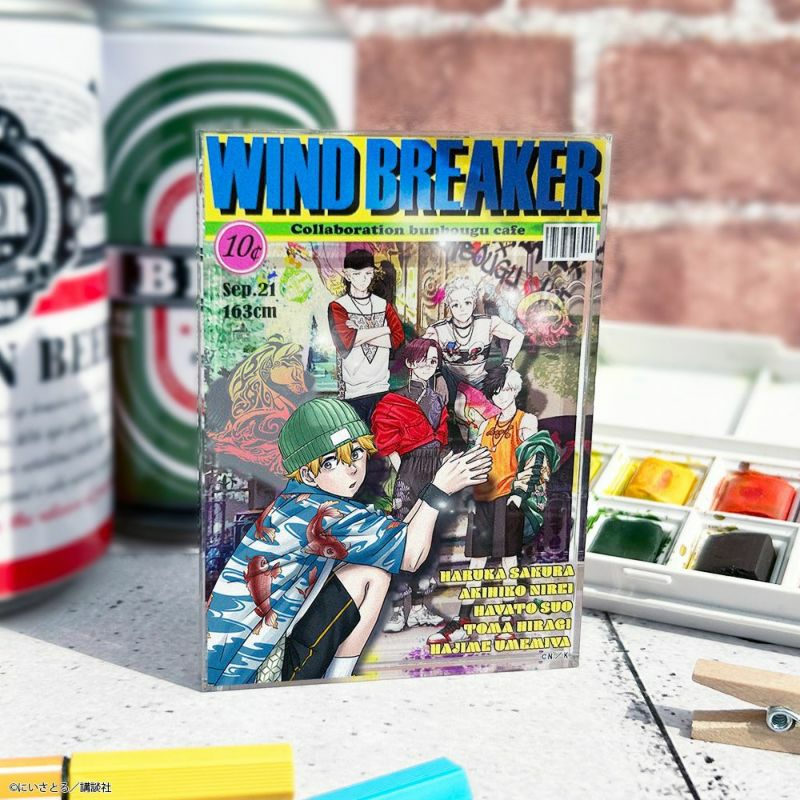 WINDBREAKER 梶蓮 文房具カフェ　コミック缶バッジ Pochimart】WIND BREAKER 箔押し缶バッジ 梶 蓮【日本テレビサービス】