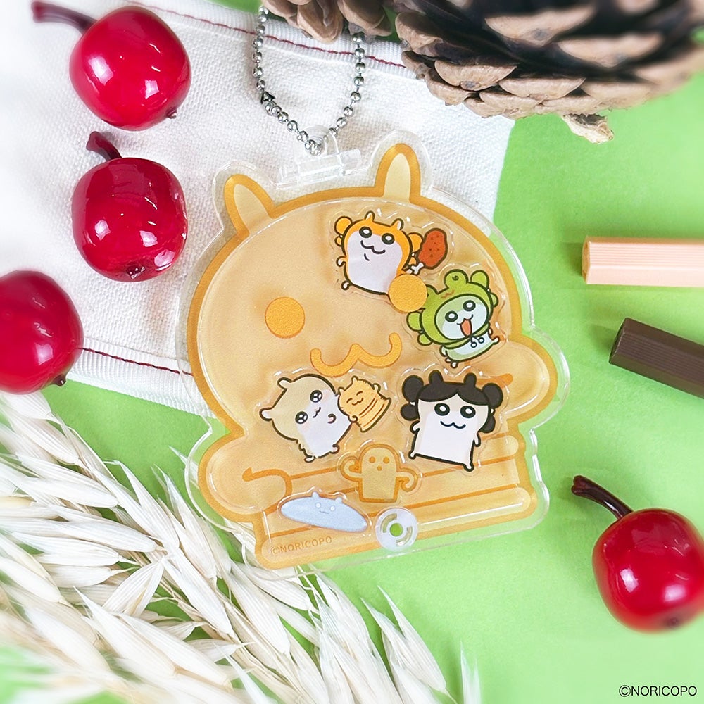 クソハムちゃん×文房具カフェ シャカシャカアクリルキーホルダーケース