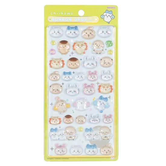ちいかわ ボンボンドロップシール（みんな・ニコニコ） | 文房具カフェ