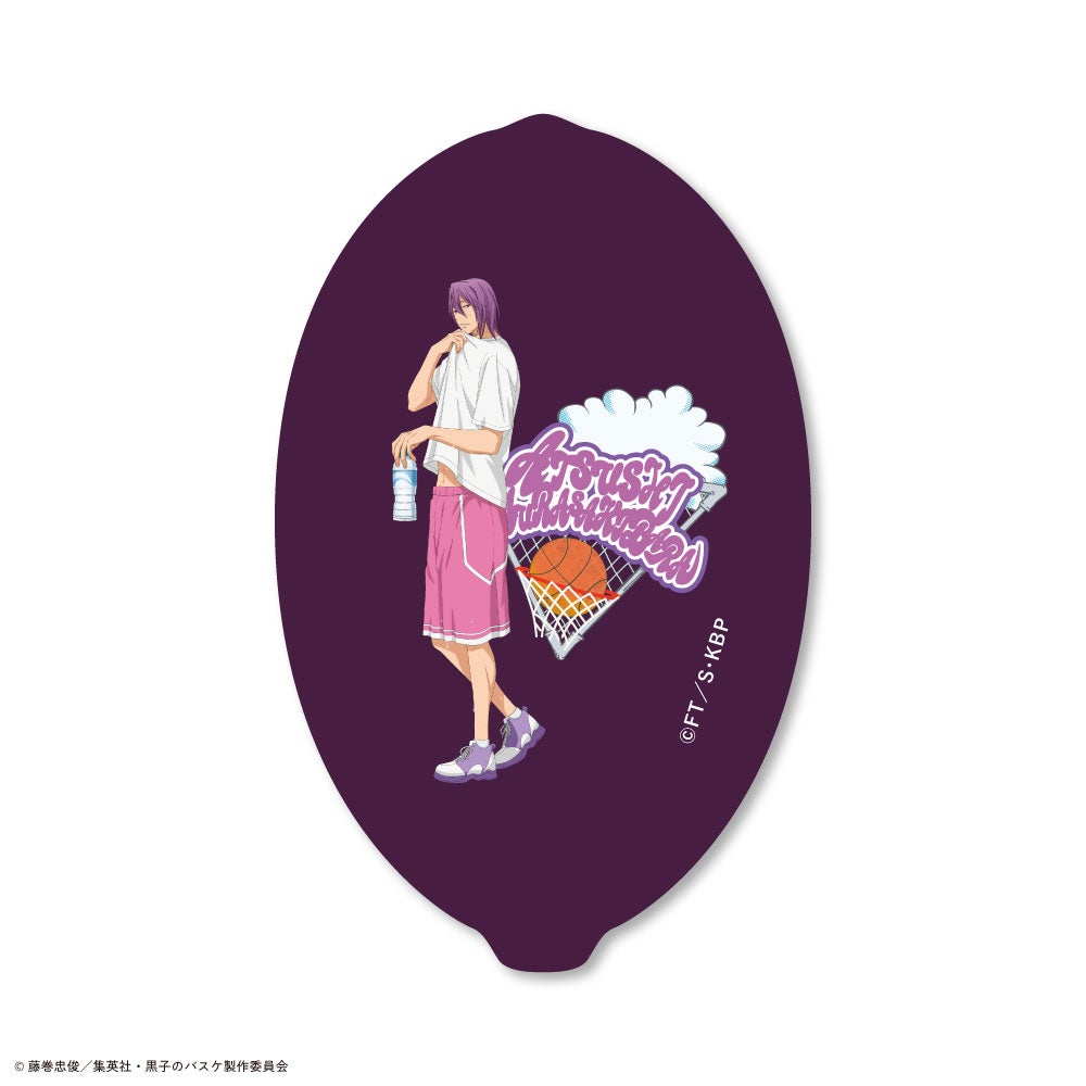 黒子のバスケ×文房具カフェ カフェポスターモチーフ 缶バッジ 伊月 俊